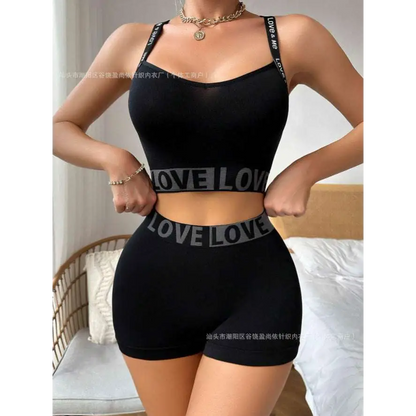 Love Letter Camisole and Leggings Set