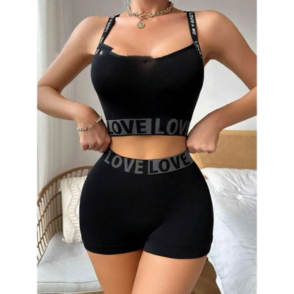 Love Letter Camisole and Leggings Set