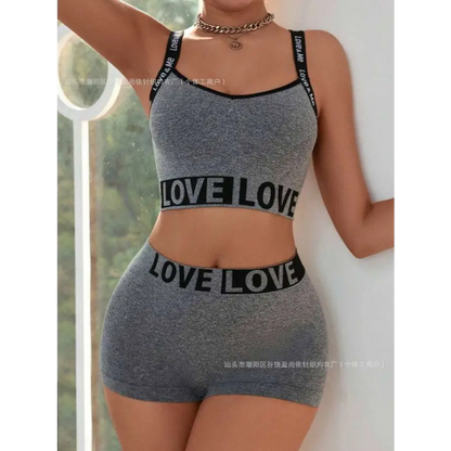 Love Letter Camisole and Leggings Set