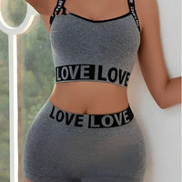 Love Letter Camisole and Leggings Set