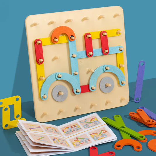Montessori Cross-Border Letter and Number Building Blocks