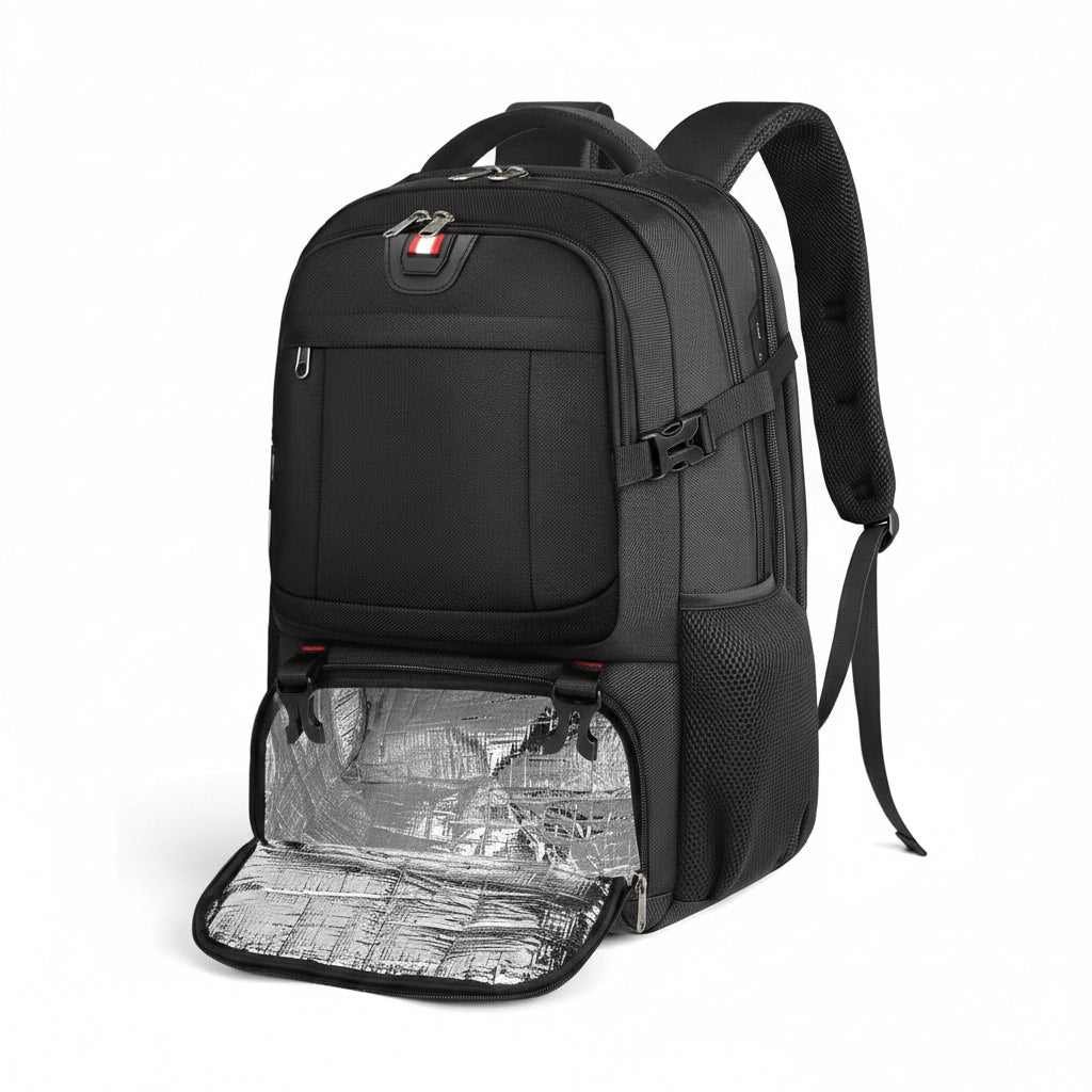 50L Travel Laptop Backpack 17.3 Inch TSA Waterproof with Insulated Compartment USB