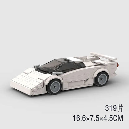 Jouet de course MOC de voiture de sport de luxe LEGO compatible