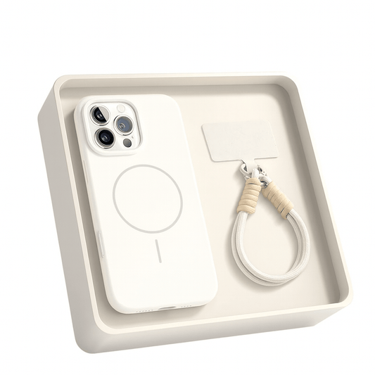 Funda de silicona magnética potente | Compatible con carga inalámbrica para iPhone Series 12-16