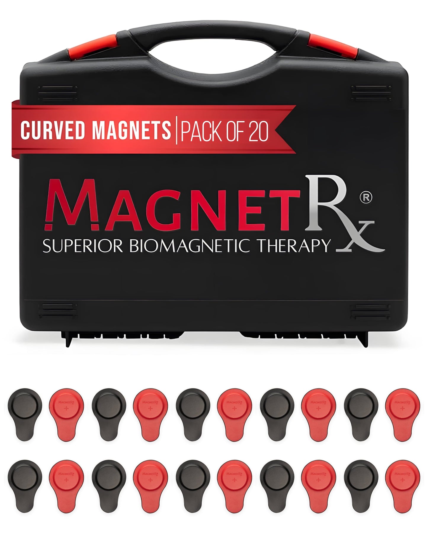 Biomagnetic Therapy Magnet Kit — Neodymium & Silicone (20 Mixed Units)