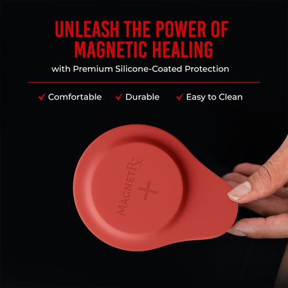 Biomagnetic Therapy Magnet Set — Neodymium & Silicone (2 Medium Magnets)