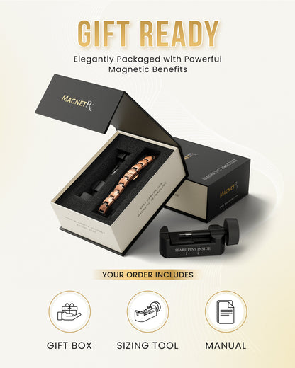 EllipseMAX Magnetic Copper Bracelet for Women