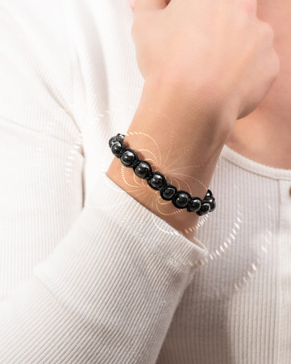 High Power Magnetic Hematite Bracelet Bali Style