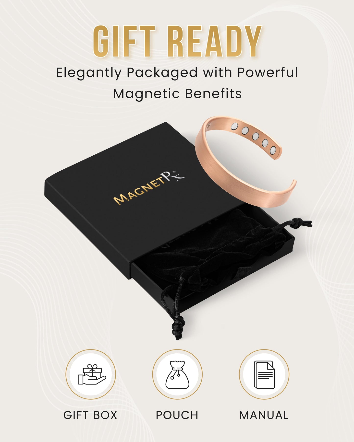 Pulsera de Cobre para Terapia Magnética