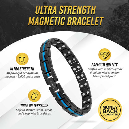 Bracelet de magnétothérapie Femme Thin Blue Line