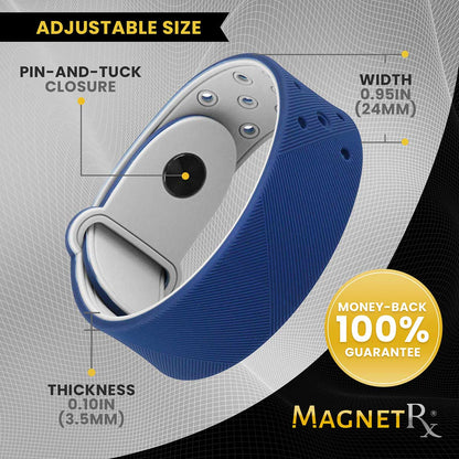 Bracelet magnétique de sport ultra résistant (bleu marine)