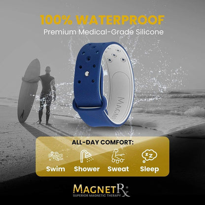 Bracelet magnétique de sport ultra résistant (bleu marine)