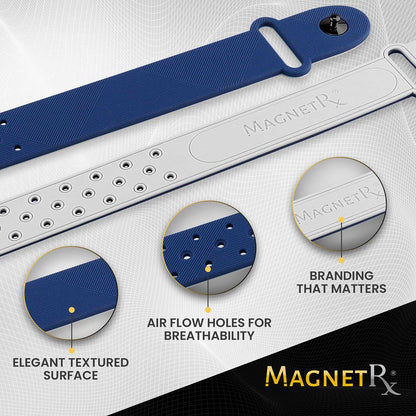 Bracelet magnétique de sport ultra résistant (bleu marine)