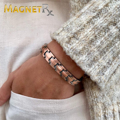 Bracelet de Magnétothérapie en Cuivre Pur Ultra-Résistant pour Femme (Classique)