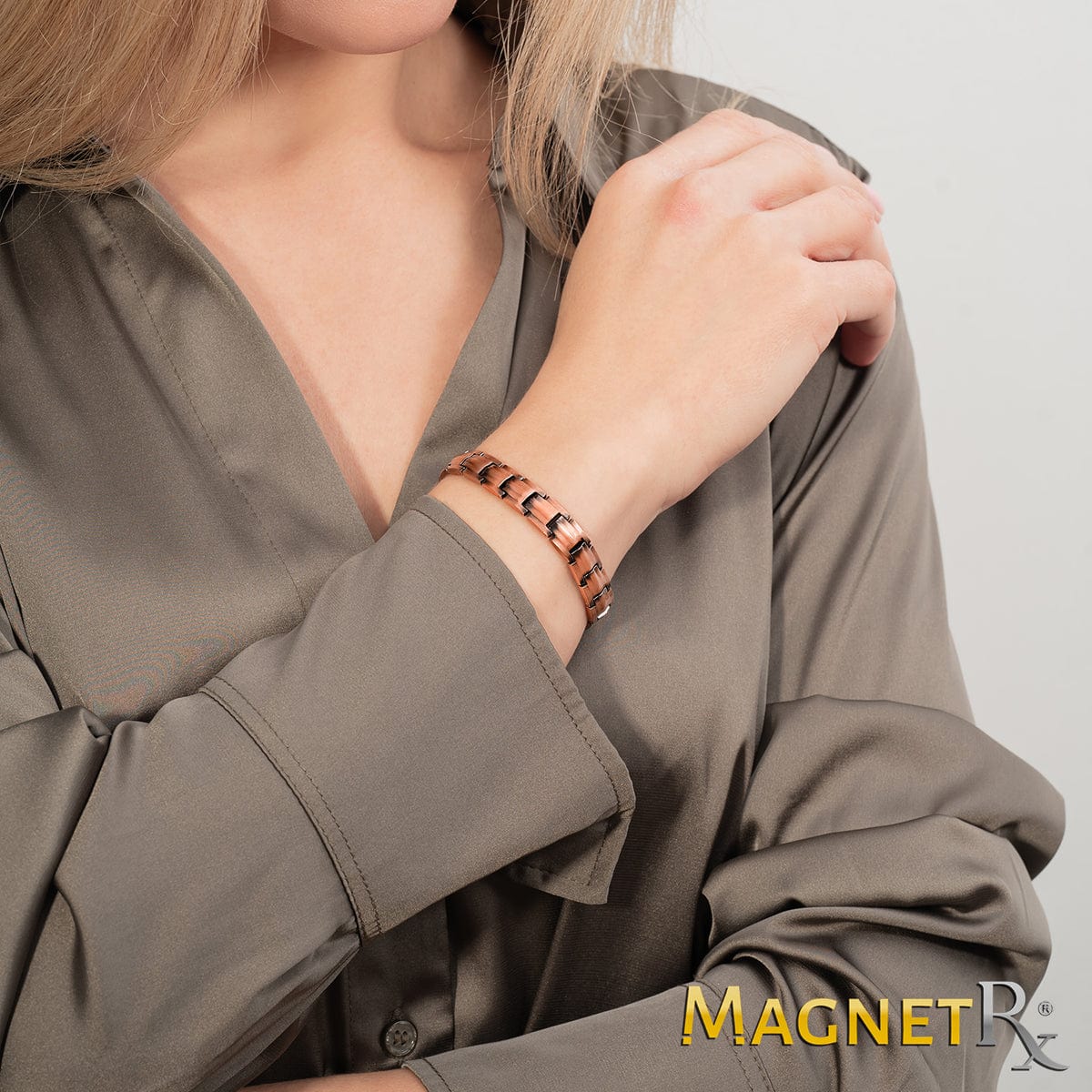 Bracelet de Magnétothérapie en Cuivre Pur Ultra-Résistant pour Femme (Classique)