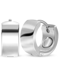 Polished Magnetic Therapy Earrings for Women (Silver)