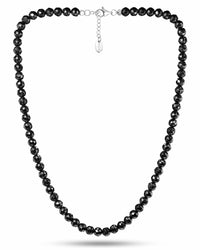 Magnetic Hematite Necklace (6mm Faceted Beads)