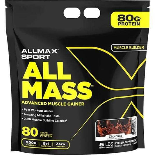 Allmax AllMass Advanced Muscle Mass Gainer, 5lbs