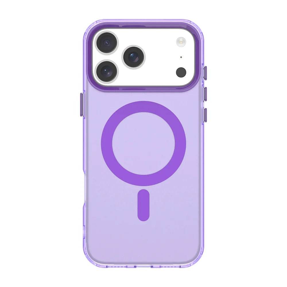 Luxury Magnetic Candy Case for iPhone 17 Pro, 17 Pro Max – Soft Skin Feel with Wireless Charging Support