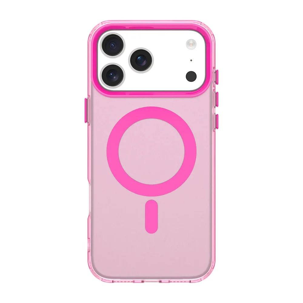 Luxury Magnetic Candy Case for iPhone 17 Pro, 17 Pro Max – Soft Skin Feel with Wireless Charging Support