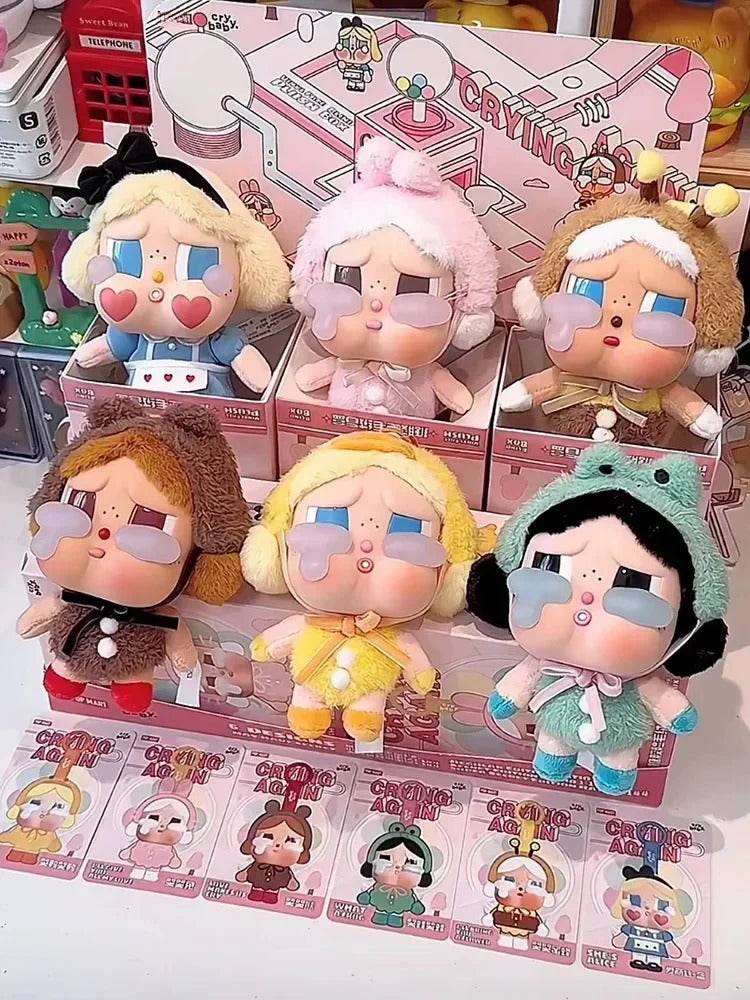 Figurines mystères Crybaby – Porte-clés de collection surprise mignon