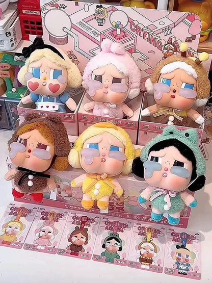 Figurines mystères Crybaby – Porte-clés de collection surprise mignon
