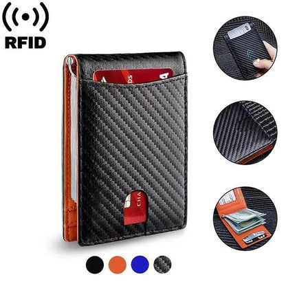 Men’s RFID Blocking Wallet for Dad, Husband, Son – Slim Card Holder Father’s Day Gift