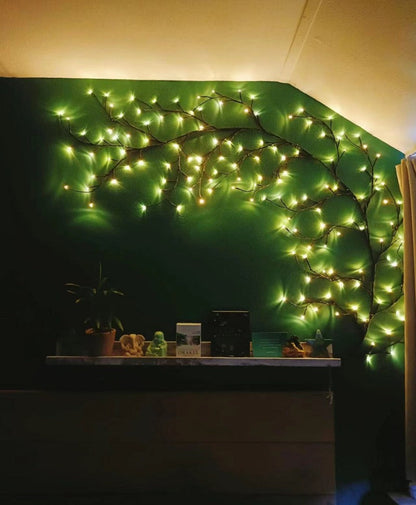 Willow Vine LED String Light | Decorative Hanging Branch Lamp for Wall Decor