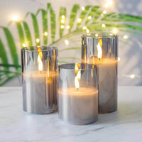 Velas Aurora Glow Flicker con control remoto