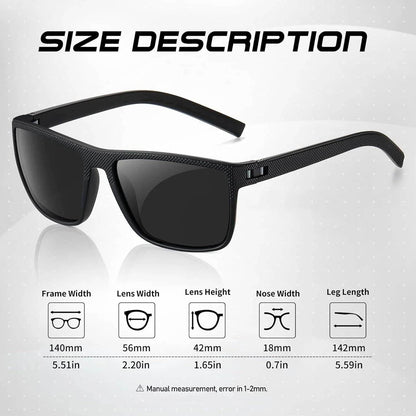Lot de 3 paires de lunettes de soleil polarisées – Protection UV400 anti-reflet pour hommes et femmes