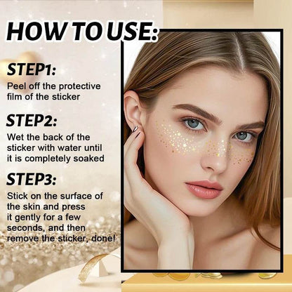 Glitter Freckle Patches – Sparkly Face Stickers for Instant Shimmer