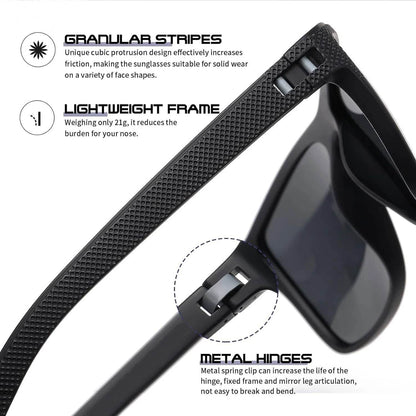 Lot de 3 paires de lunettes de soleil polarisées – Protection UV400 anti-reflet pour hommes et femmes