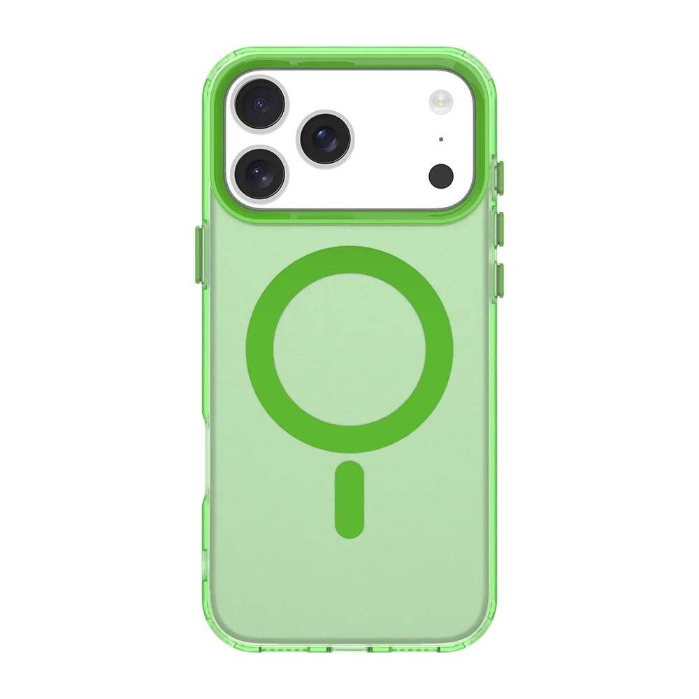 Luxury Magnetic Candy Case for iPhone 17 Pro, 17 Pro Max – Soft Skin Feel with Wireless Charging Support