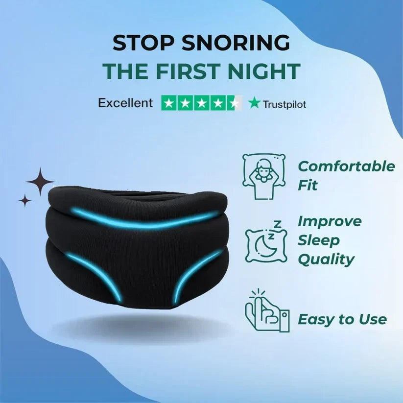 Anti Snoring Neck Pillow Ergonomic Cervical Sleep Support