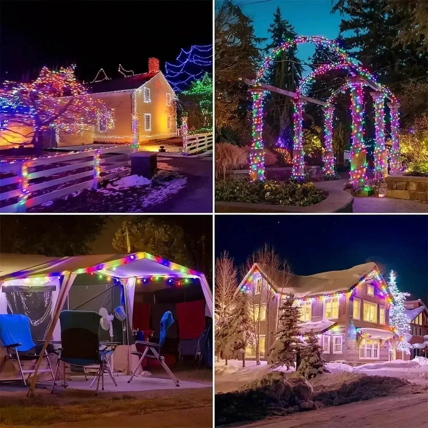 Solar Fairy String Lights – Outdoor Waterproof LED Garden & Patio Lights