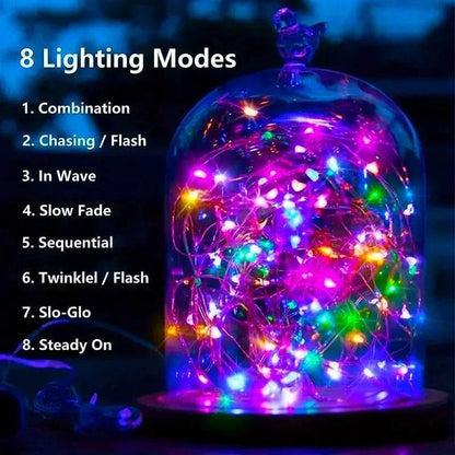 Solar Fairy String Lights – Outdoor Waterproof LED Garden & Patio Lights