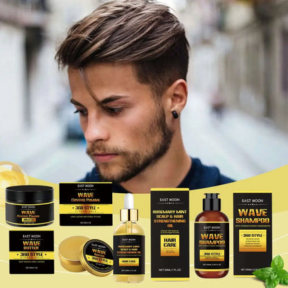 Men's Wave Shaping Hair Care Set
