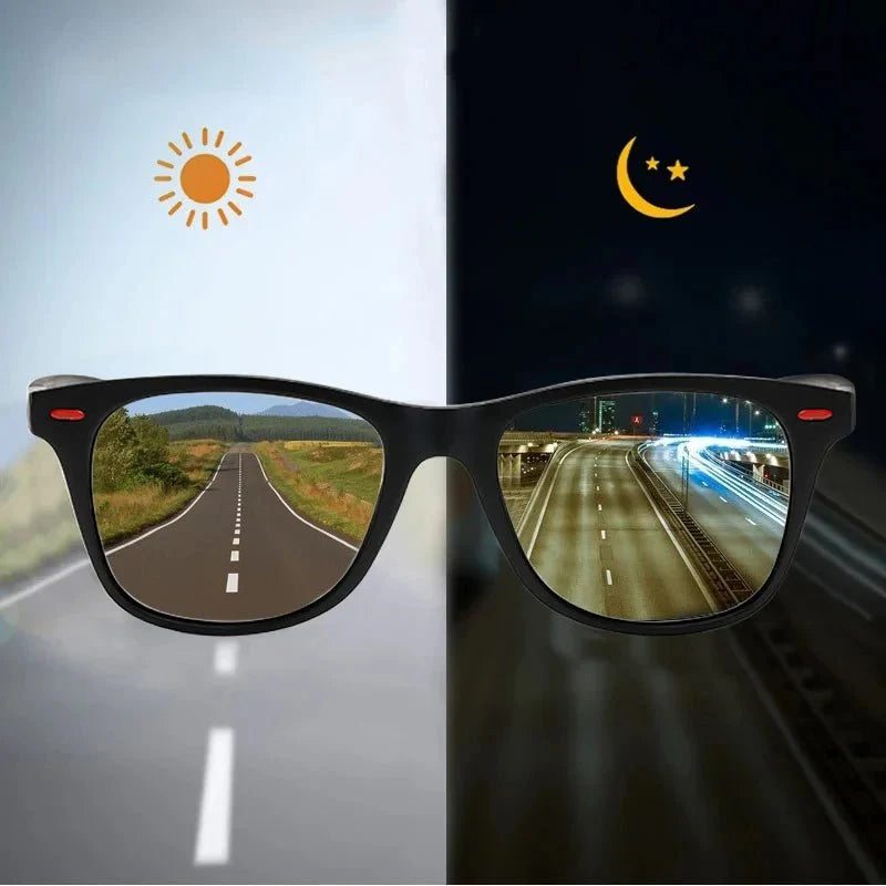 Men’s Polarized Sport Sunglasses – UV400 Protection Goggles Driver Night Vision