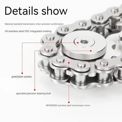 Metal Fidget Spinner | CNC Machined Stainless Steel Desk Toy