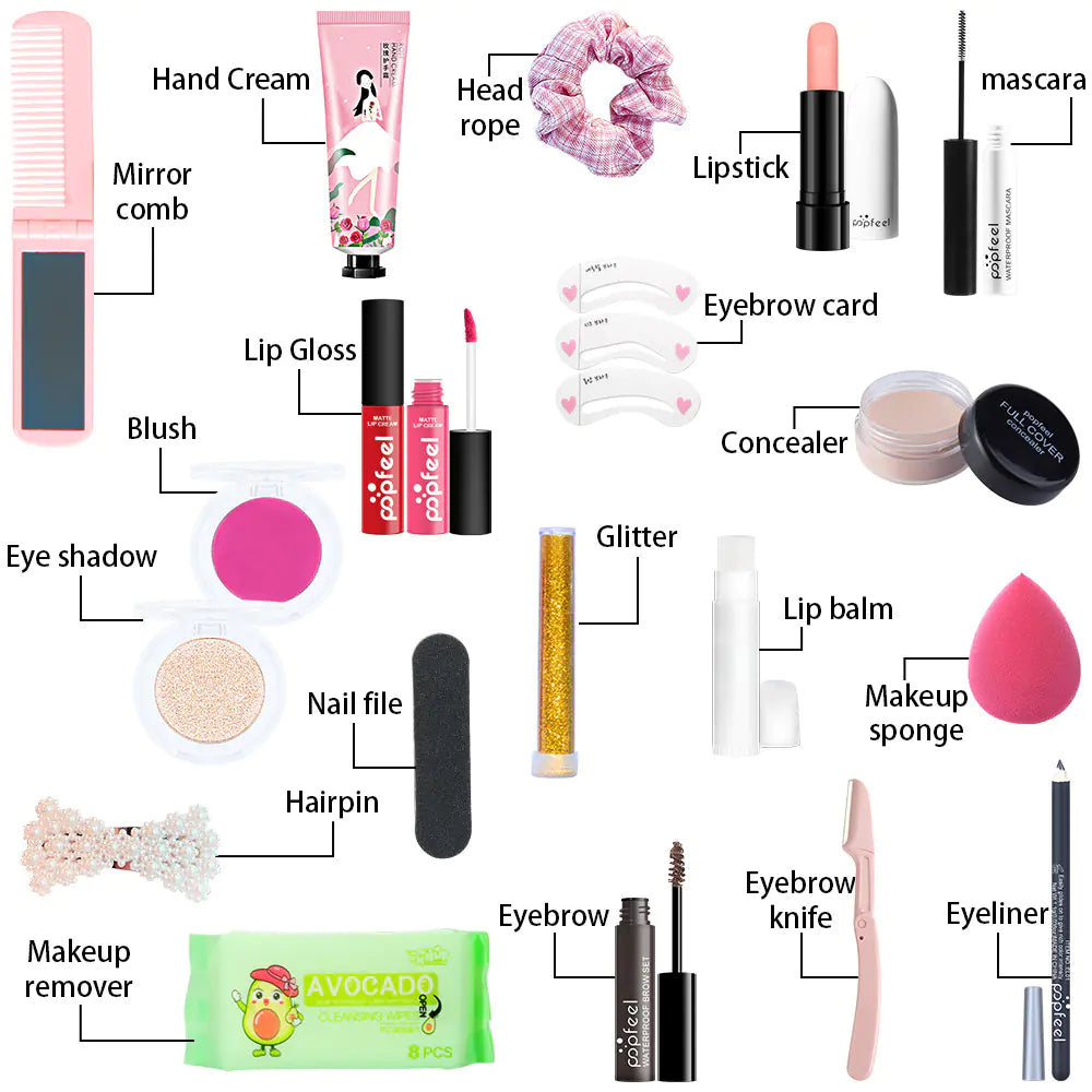 Set de Maquillaje Popfeel para Principiantes - Kit Completo
