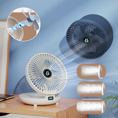 Portable Fan | Battery Operated Hand Held Fan with 3-Speed Settings | Lightweight Design for Personal Cooling on the Go