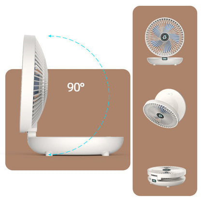 Portable Fan | Battery Operated Hand Held Fan with 3-Speed Settings | Lightweight Design for Personal Cooling on the Go