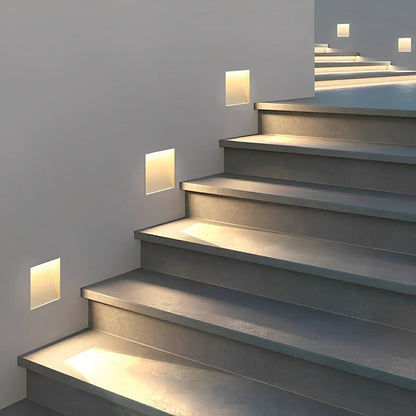 Nordic Frameless Stair LED Wall Light Stainless Steel Sensor Indoor