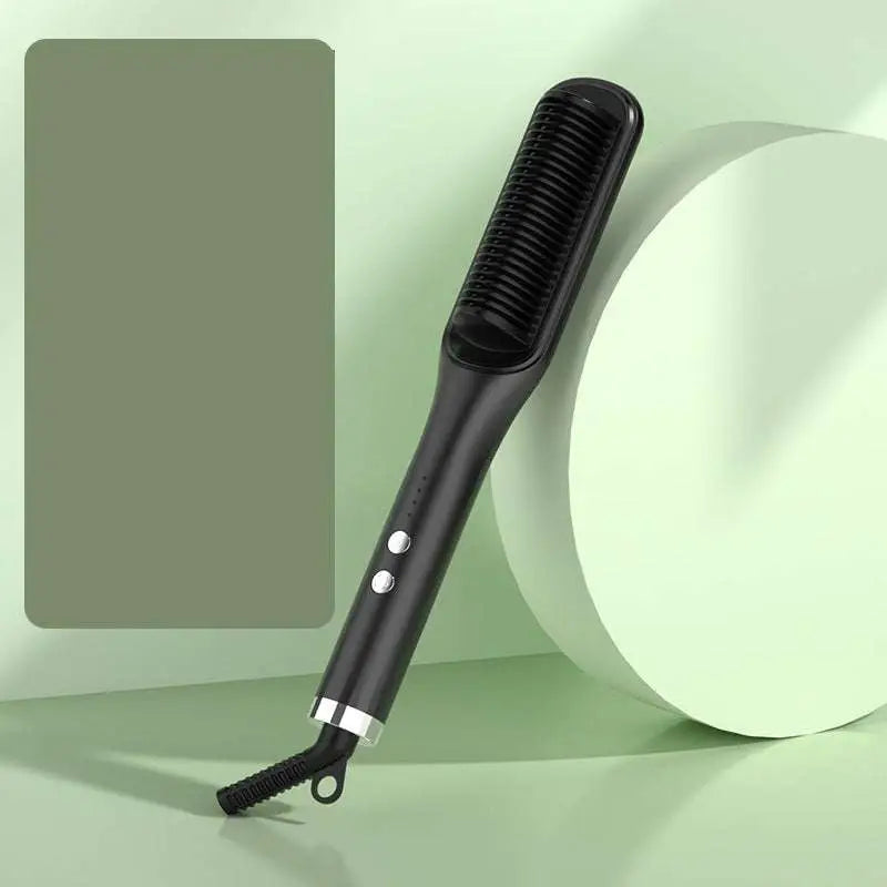 Mint Green Anion Hair Care Electric Straightener Comb