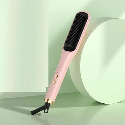 Mint Green Anion Hair Care Electric Straightener Comb