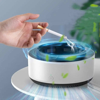 Mint Green Smoke Removal Air Purification Ashtray