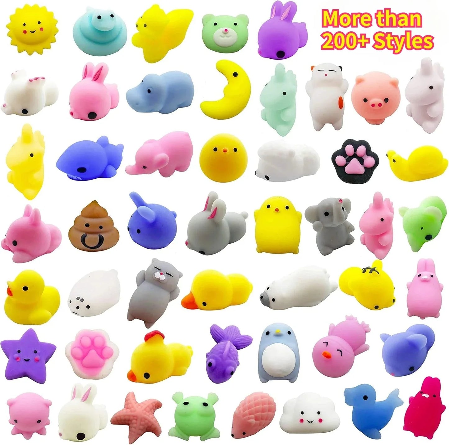 Mochi Squishy Toy Filled Easter Eggs | Mystery Animal Stress Relief Toys for Kids and Adults