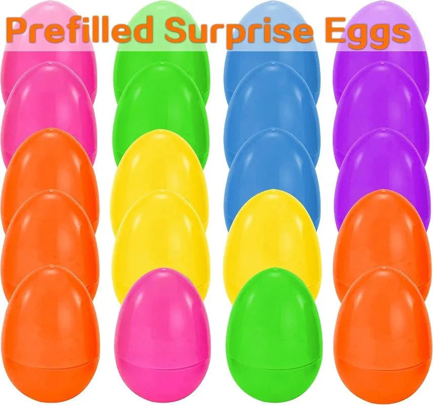 Mochi Squishy Toy Filled Easter Eggs | Mystery Animal Stress Relief Toys for Kids and Adults