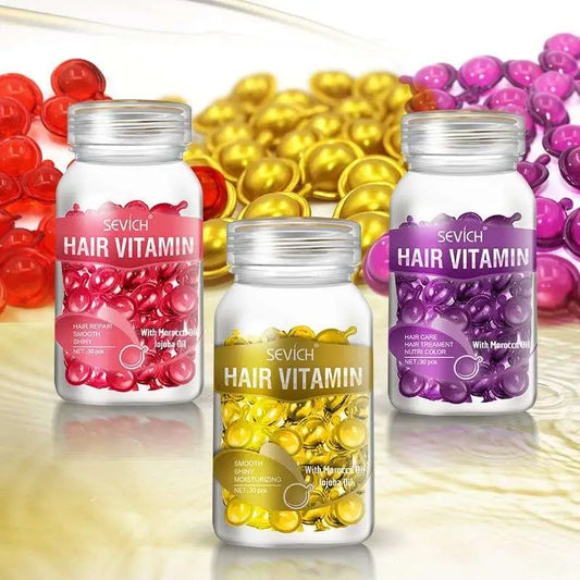 Multicolor Hair Care Capsules for Diverse Benefits
