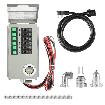 120V 30A 6-Circuit Non-Automatic Transfer Switch
